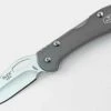 Buck Knives Buck 726GYS Mini SpitFire, 2.75" 420HC Plain Blade, Grey Anodized Aluminum