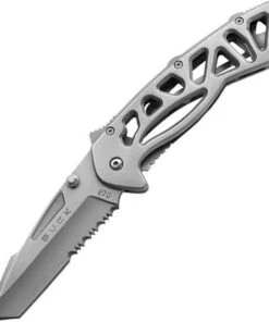 Buck Knives Buck 870SSX Bones, 3" 420HC Combo Blade, Stainless Steel
