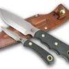 Knives of Alaska Bush Camp & Cub Combo, Suregrip Handles, Leather Sheath