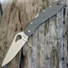 Byrd Knives Cara Cara 2 Titanium Handle BY03TIP2, 3.75 in. 8CR13MOV Plain Edge