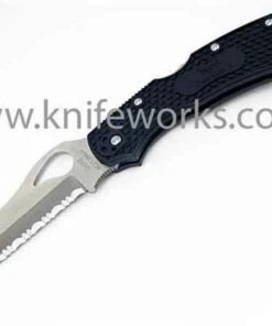 Byrd Knives Byrd Large Rescue 2, FRN Handle, Full Flat Ground Serrated Edge