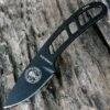 ESEE Knives ESEE Candiru Black Kit, CAN-B-KIT, Black Molded Sheath, Clip Plate, and Survival Kit