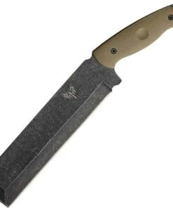 Combat Ready Cuma Battle, Cleaver Blade, Tan G10 Handle