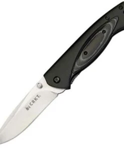 CRKT Vertex. 4" Closed, Linerlock, Micarta Handles, PlainEdge