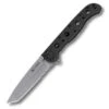 CRKT Kit Carson M16 Stainless, Black Handle, Tanto Point, ComboEdge