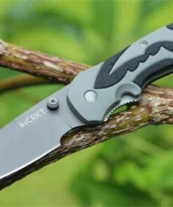 CRKT 1102 Moxie™, 3.3" 8Cr14MoV Plain Blade, Textured TPE Handle