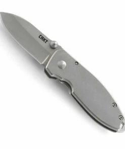 CRKT Squid Silver 8Cr13MoV SS, 2Cr13 SS Handle Framelock