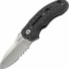 CRKT No Time Off Folder BD1 Combo Blade, Nylon Handle Designed by Flavio Ikoma
