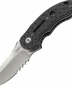 CRKT No Time Off Folder BD1 Combo Blade, Nylon Handle Designed by Flavio Ikoma