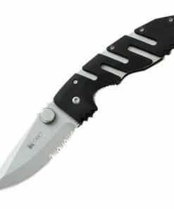 CRKT 6813ZS Ryan Seven, 3.5" AUS6M SS Combo Blade, SS/Zytel Handle