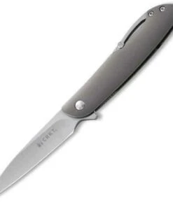 CRKT Swindle, Stainless Steel Handle, Plain Edge