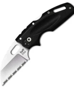 Cold Steel CS20LTS Tuff Lite, 2.5" AUS 8A Stainless Serrated Blade, Black Grivory Handle