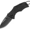 Cold Steel CS27TDS Micro Recon 1, 2" AUS 8A SS Plain Blade, Black G-10 Handle