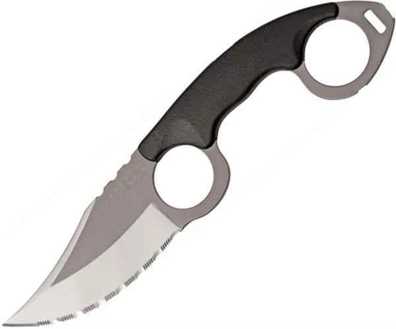 Cold Steel CS39FNS Double Agent II, 3.5" AUS 8A Serrated Blade, Black Grivory Handle, Secure-Ex Sheath 1 Cold Steel CS39FNS Double Agent II, 3.5" AUS 8A Serrated Blade, Black Grivory Handle, Secure-Ex Sheath