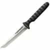 Cold Steel CS53NCT Tanto Point Spike, 4" 4116 German SS Plain Blade, Black G-10 Handle, Secure-Ex® Neck Sheath