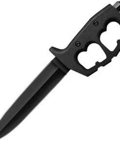 Cold Steel CS80NTP Chaos Double Edge, 7.5" SK-5 Carbon Steel Plain Blade, Aluminum Handle, Secure-Ex® Sheath