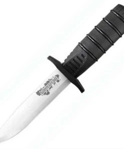 Cold Steel CS80PHB SURVIVAL EDGE, 5" 4116 German SS Plain Blade, Black Poly Handle, Secure-Ex® Sheath