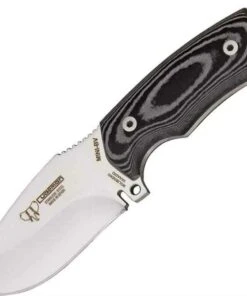 Cudeman Tactical Mini BV Knife, N695 Bohler Steel, Black Micarta Handle