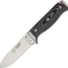Cudeman MT5 Survival Knife Black, N695 Bohler Steel, Black Micarta Handle
