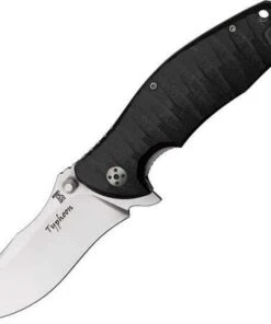 Dendra Knives Dendra Typhoon, D2 Tool Steel Satin Finish Blade