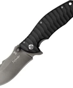 Dendra Knives Dendra Defender, D2 Tool Steel Black Coated PVD Finish Blade