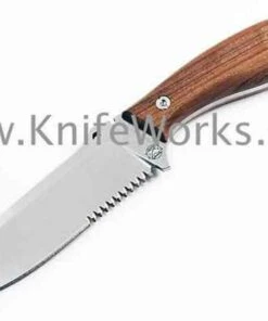 Dpx HEFT 6 Woodsman, Combo Edge, w/ Leather Sheath