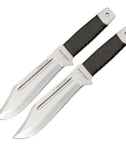 Down Under Knives The Kookaburra Throwing Knives 12" Overall, Leather Handles