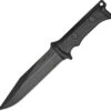 Du Star Du-Star Model Dimona Combo Edge, Black D2 Steel, Black FRN Handle