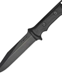 Du Star Du-Star Model Dimona Combo Edge, Black D2 Steel, Black FRN Handle