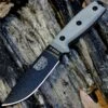 ESEE Knives, 4P-KO, Black Blade, Plain Edge, Micarta Handle, Knife Only, No Sheathing