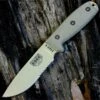 ESEE Knives, 4S-KO-DT, Tan Blade, Partially Serrated Edge, Micarta Handle, Knife Only, No Sheathing