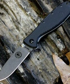 BRK Zancudo Folder, Black Handle, Stonewash Blade, Design by Esee Knives