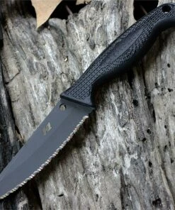 Spyderco Knives Spyderco FB23SBBK Aqua Salt, H-1 Steel, Black Serrated Edge