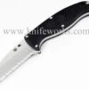 Spyderco Knives Spyderco Enuff FB31SBK Sheepfoot, VG-10 Steel, Serrated Edge