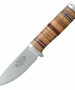 Fallkniven Idun Hunting Knife, Black Leather Sheath