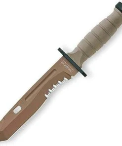 Fox Knives USA FOX FKMD Oplita Combat Fixed Blade Knife, N690Co, Kraton G Handle