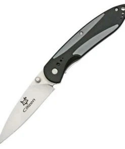 Fox Knives USA Fox USA Citizen Folding Knife, Black Handle