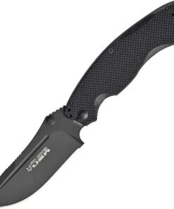 FOX Knives USA Olympian, 154CM Steel, Black G-10 Handle