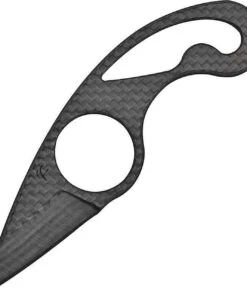 Fred Perrin La Griffe Carbone Neck Knife, Carbon Fiber Construction Blade, Skeletonized Handle