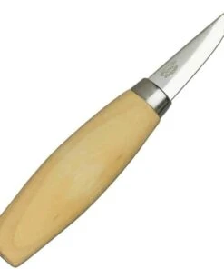 Mora Knives Wood Carving 120 Fixed Blade, Carbon Steel, Birch Wood Handle