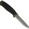 Mora Knives Companion MG Green, Stainless Blade, Rubber Handle