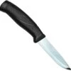 Mora Knives Black Companion Fixed, SS Blade, Rubber Handle