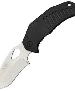 5.11 Tactical 51068 LMC Recurve, 3.25" AUS-8 Plain Blade, Black FRN Handle