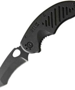 5.11 Tactical 51089 BTC Recurve Tanto, 3.25" AUS-8 Serrated Blade, Black FRN Handle