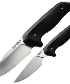 Gerber Hunting Moment Field Cleaning Kit, 5Cr15MoV Steel, Nylon Core w/ Rubber Handle