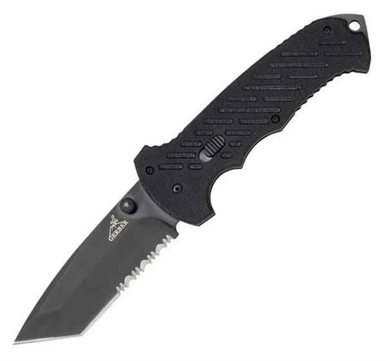 Gerber 118 '06 F.A.S.T.-AO, 3.8" 7Cr17MoV Plain Blade, Black G-10 Handle 1 Gerber 118 '06 F.A.S.T.-AO, 3.8" 7Cr17MoV Plain Blade, Black G-10 Handle