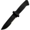 Gerber Prodigy, Soft-Grip Handle, Black Combo Blade, Nylon Sheath