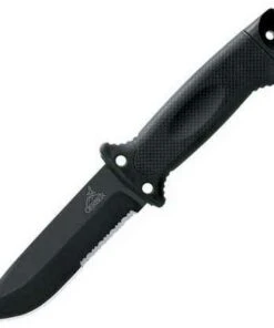 Gerber LMF II Infantry, Black Handle & Blade, ComboEdge