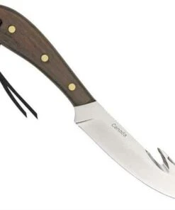 Grohmann Knives Grohmann Survival Knife w/Guthook , Natural Rosewood, Plain Edge