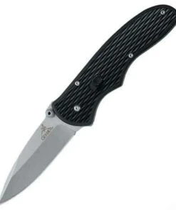 Gerber 7162 Fast Draw-AO, 3" 440 Plain Blade, Black GFN Handle